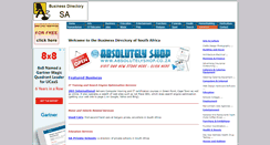 Desktop Screenshot of directorysouthafrica.co.za
